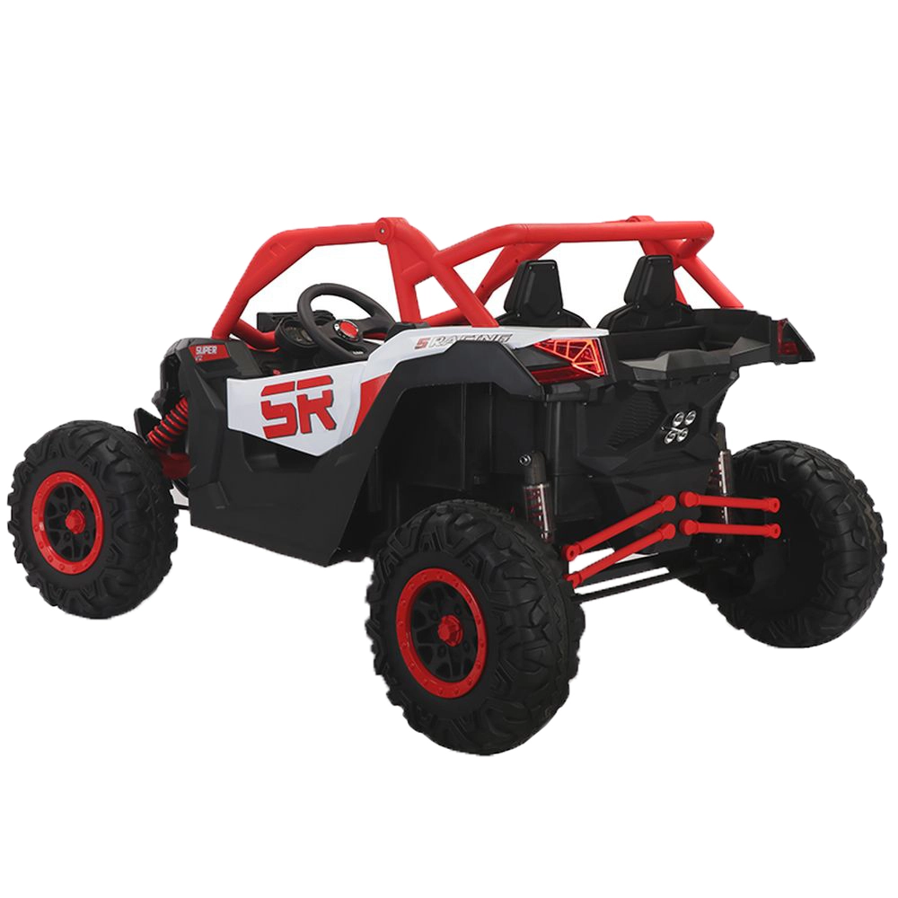 Quadriciclo Utv Carro Elétrico Infantil 24v Bang Toys Sr com Controle Remoto Vermelho