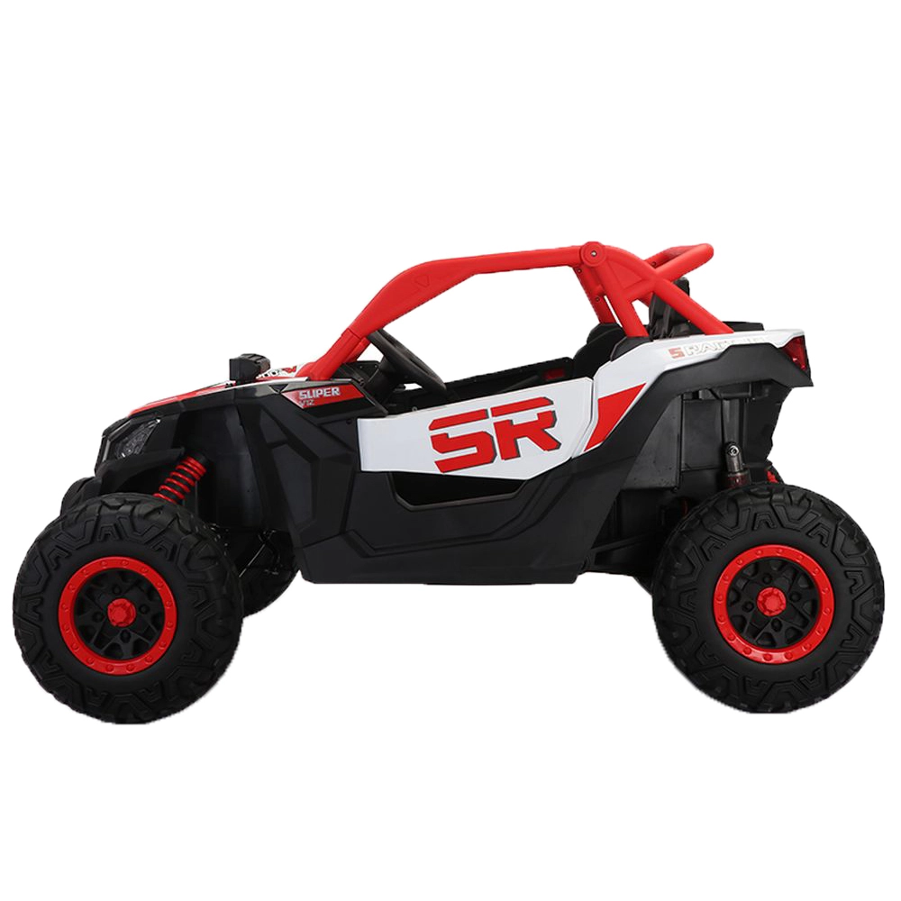 Quadriciclo Utv Carro Elétrico Infantil 24v Bang Toys Sr com Controle Remoto Vermelho