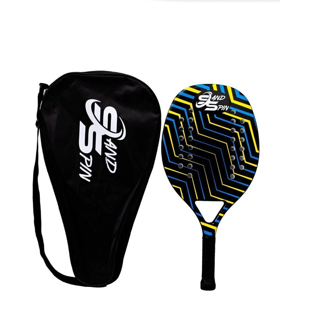 Raquete de Beach Tennis Sand Spin Aloha Azul