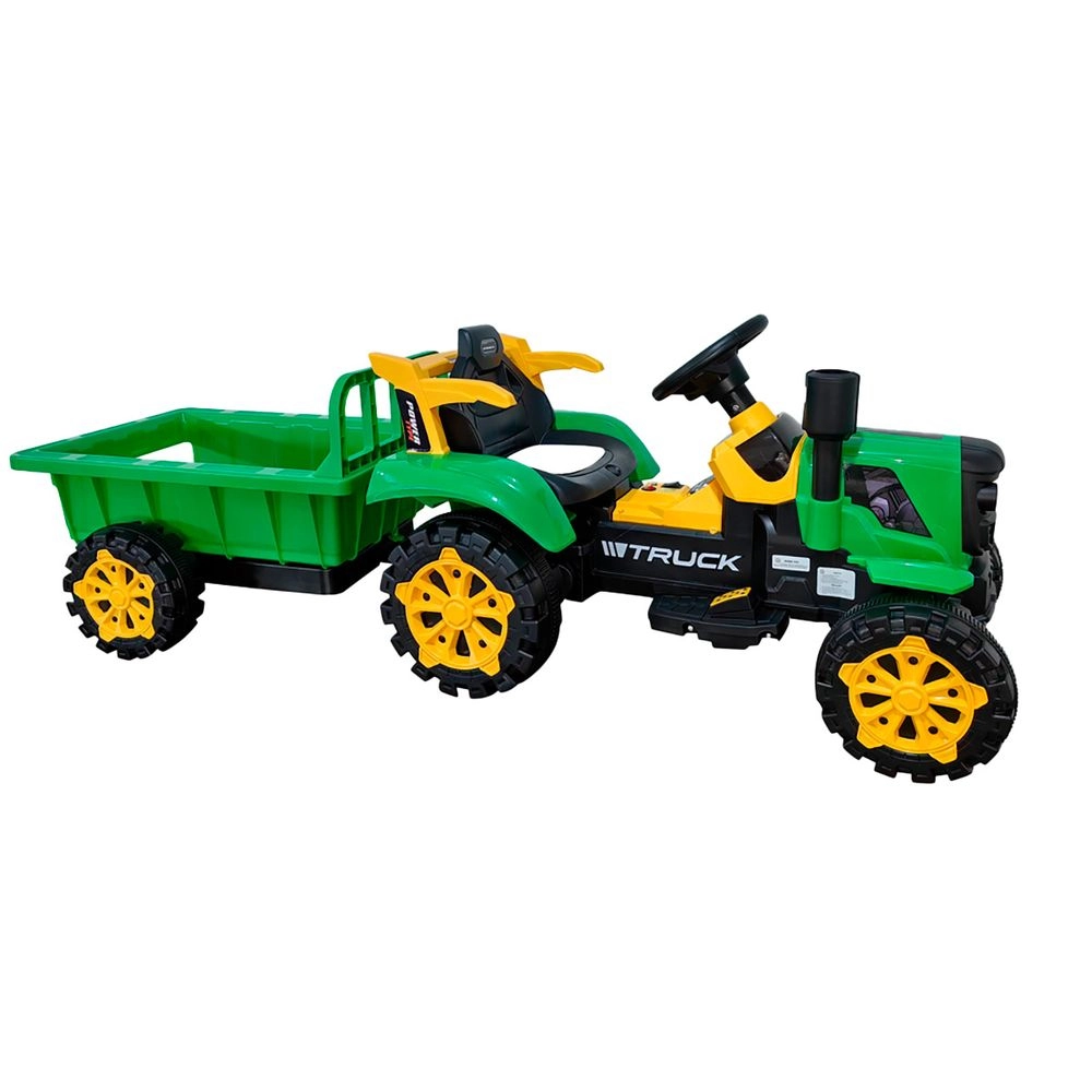 Trator Com Caçamba Carro Elétrico 12v Bang Toys Truck