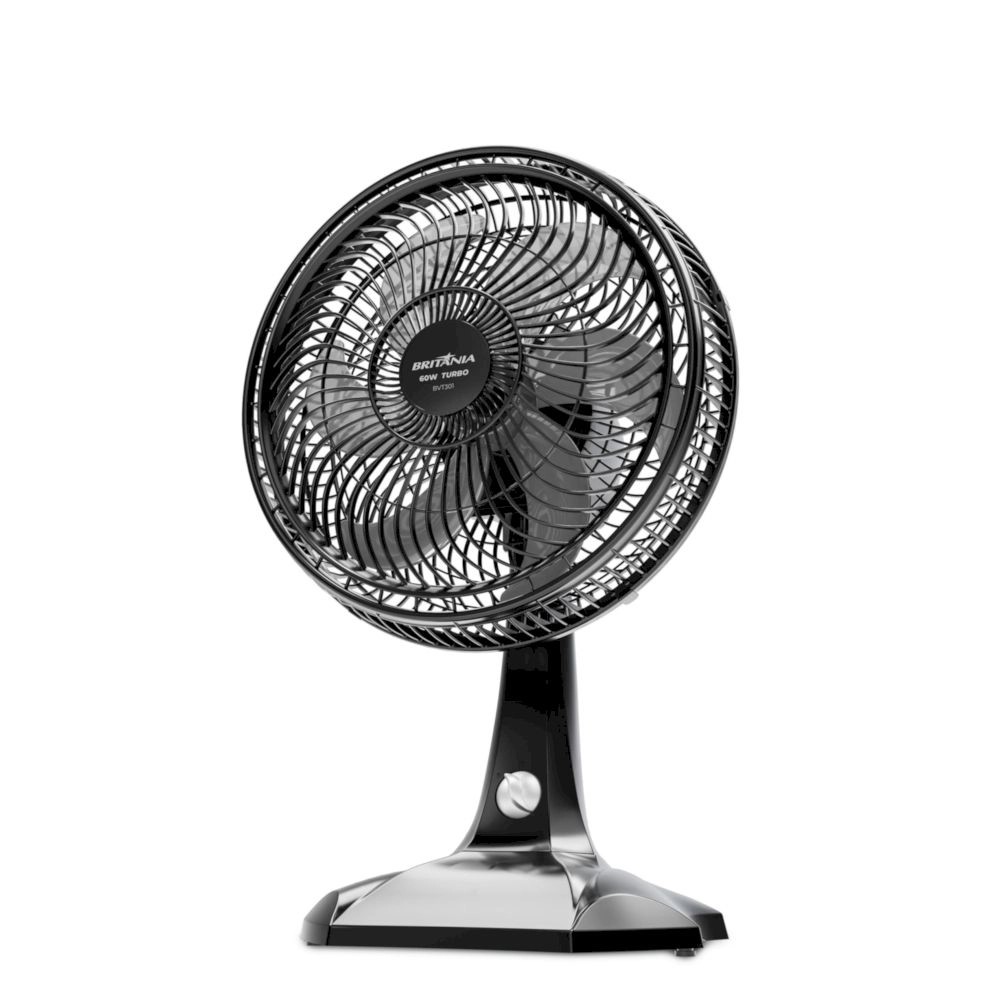 Ventilador de Mesa Britânia BVT301 60w Maxx Force Preto 220v